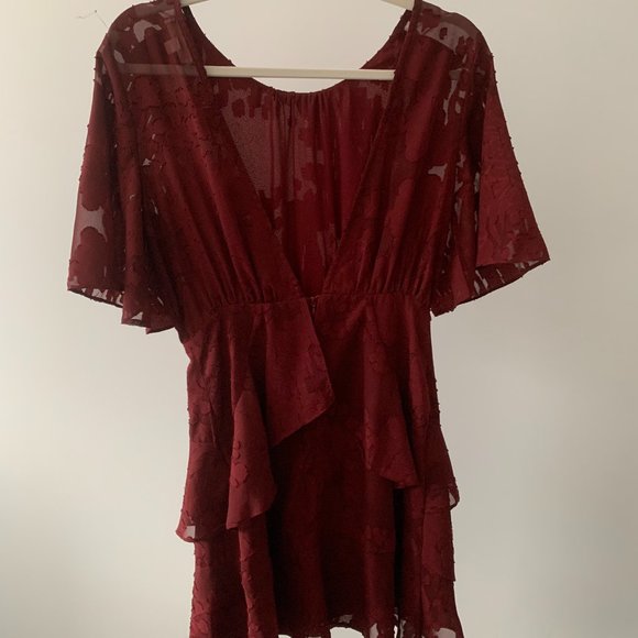 Low Back (V) Mini Dress - Picture 2 of 3